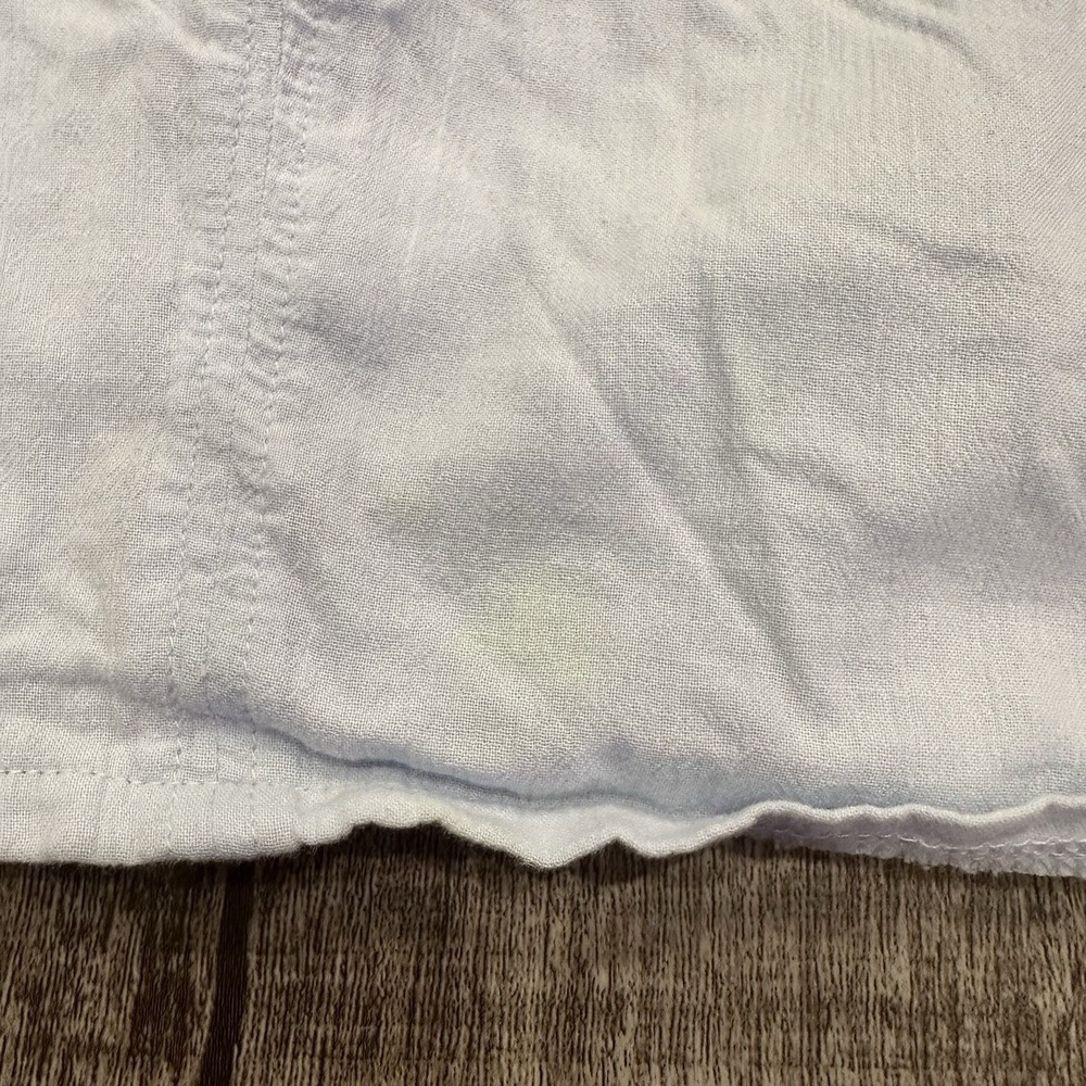 Aerie XS Light Blue Smocked Crop Top Adjustable Strap Cami Bralette‎ Summer Cute - Picture 2 of 8